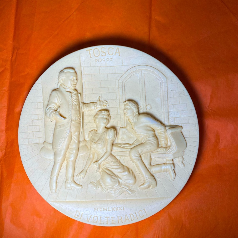 Limited Edition Commemorative Plate of the Opera IL BARBIERE DI SIVIGLIA AA-5378
